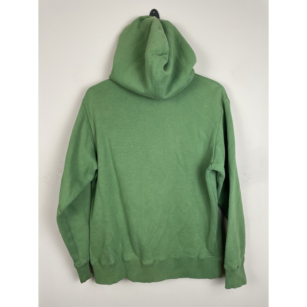 The North Face Half Dome Hoodie Mens Medium Green Yellow Cotton Blend Fleece - Picture 3 of 8